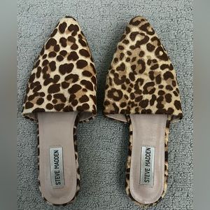 Leopard Steve Madden flats